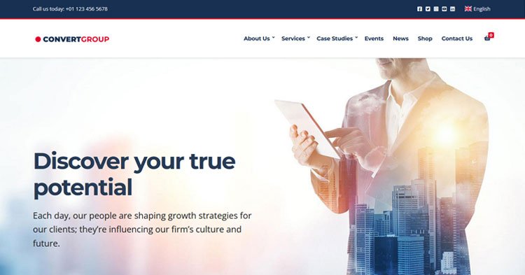 Download Convert Corporate WordPress Theme Now!