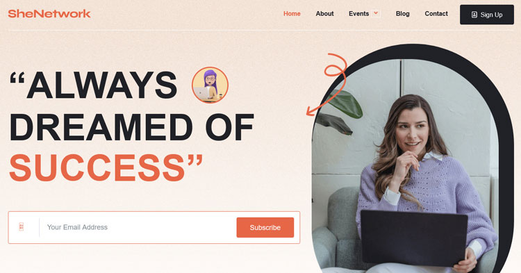 Download SheNetwork Women Empowerment Theme Now!