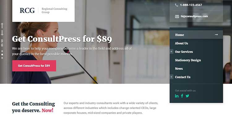 Download Consultpress Consulting WordPress Theme Now!