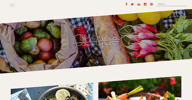 Download Oblique Pro Blog WordPress Theme Now!