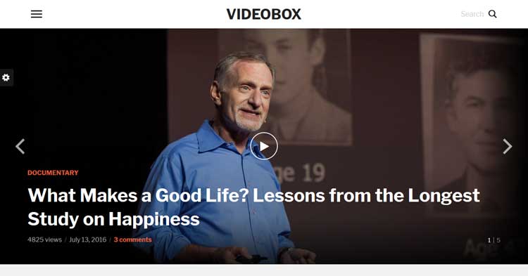 Download VideoBox Vlogging WordPress Theme Now!